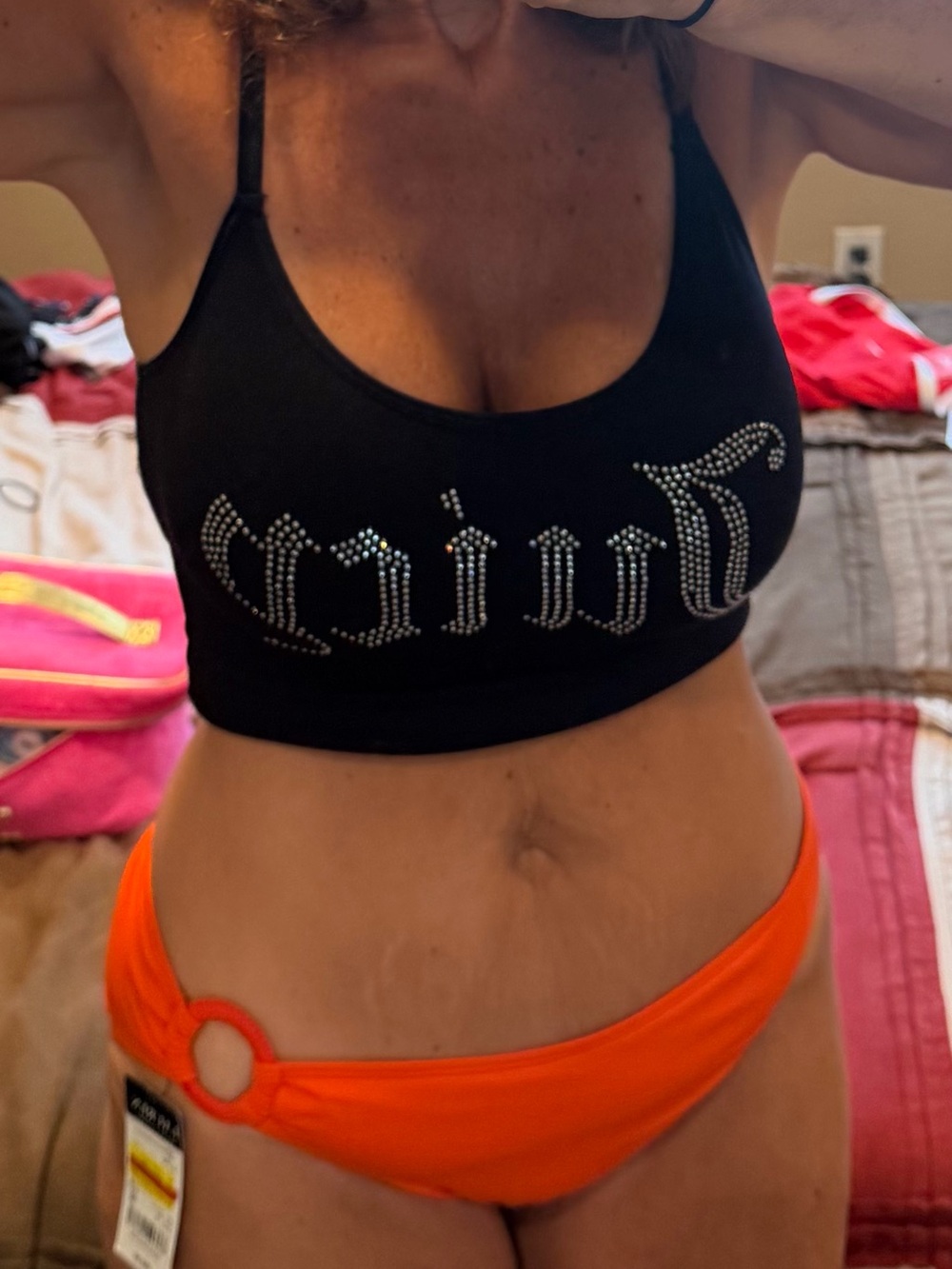 Ralph Lauren Orange Ring Bikini Bottoms